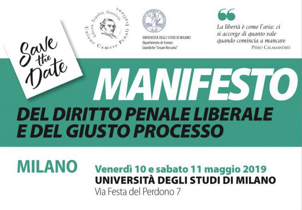 Manifesto del Diritto Penale Liberale